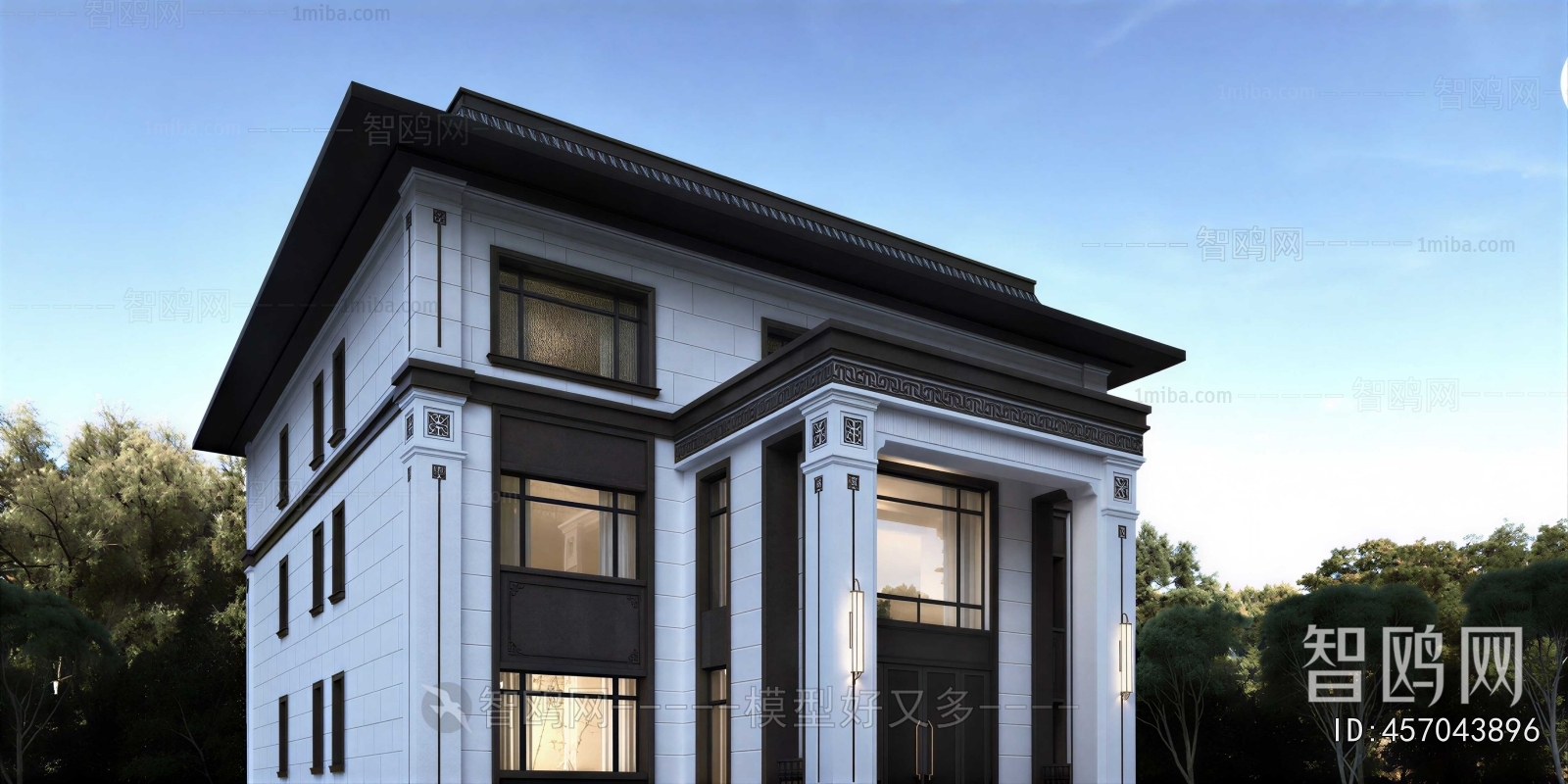 New Chinese Style Detached Villa