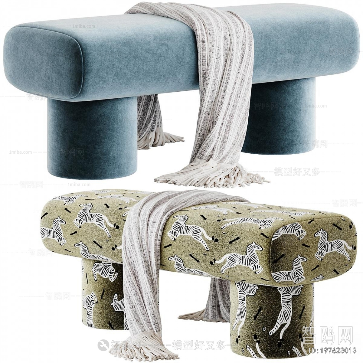 Nordic Style Sofa Stool