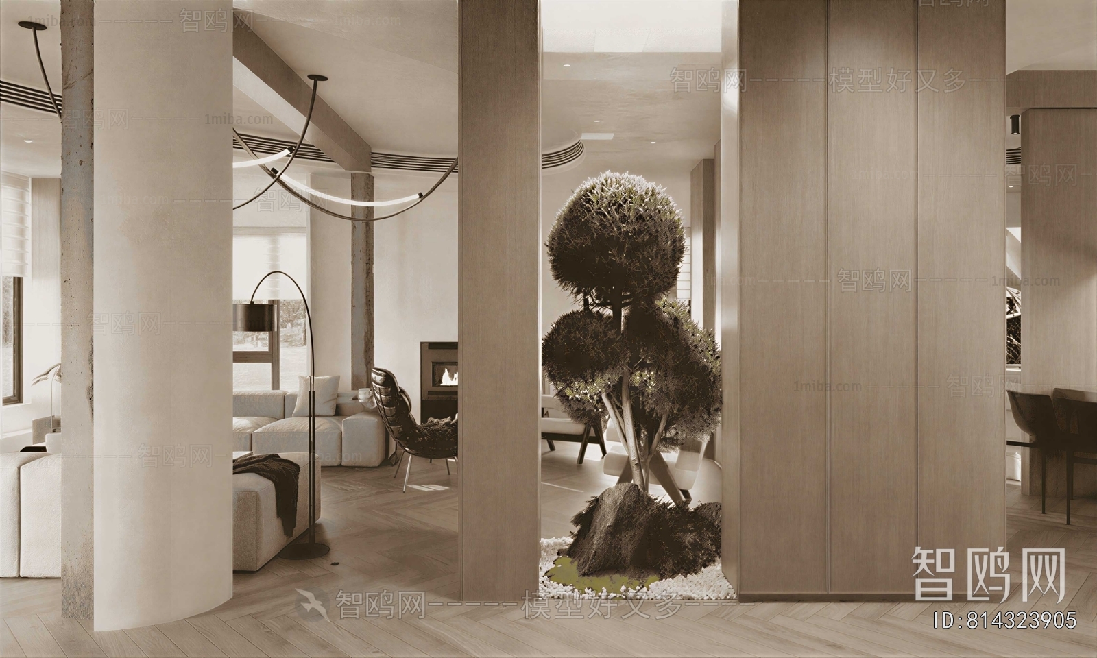 Modern Hallway