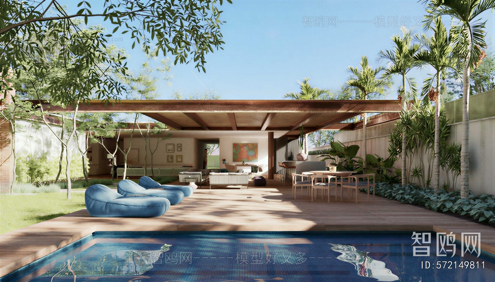 Modern Courtyard/landscape
