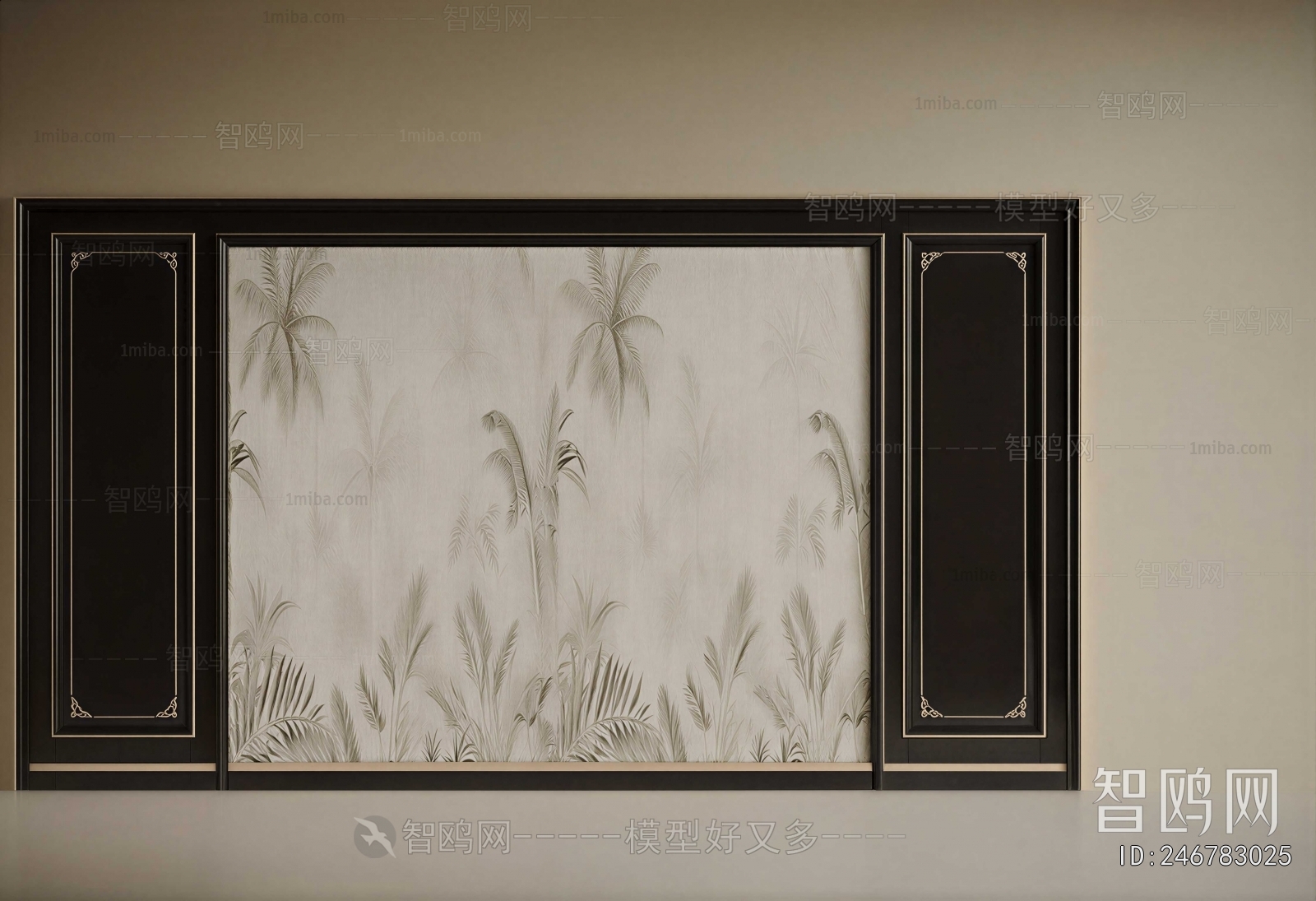 French Style TV Wall