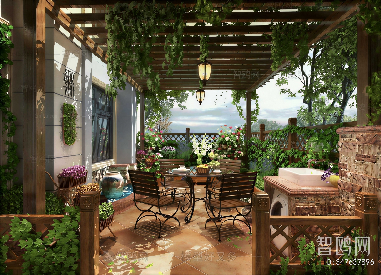 American Style Leisure Balcony