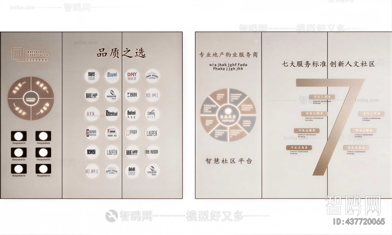 Modern Guide Board/bulletin Board