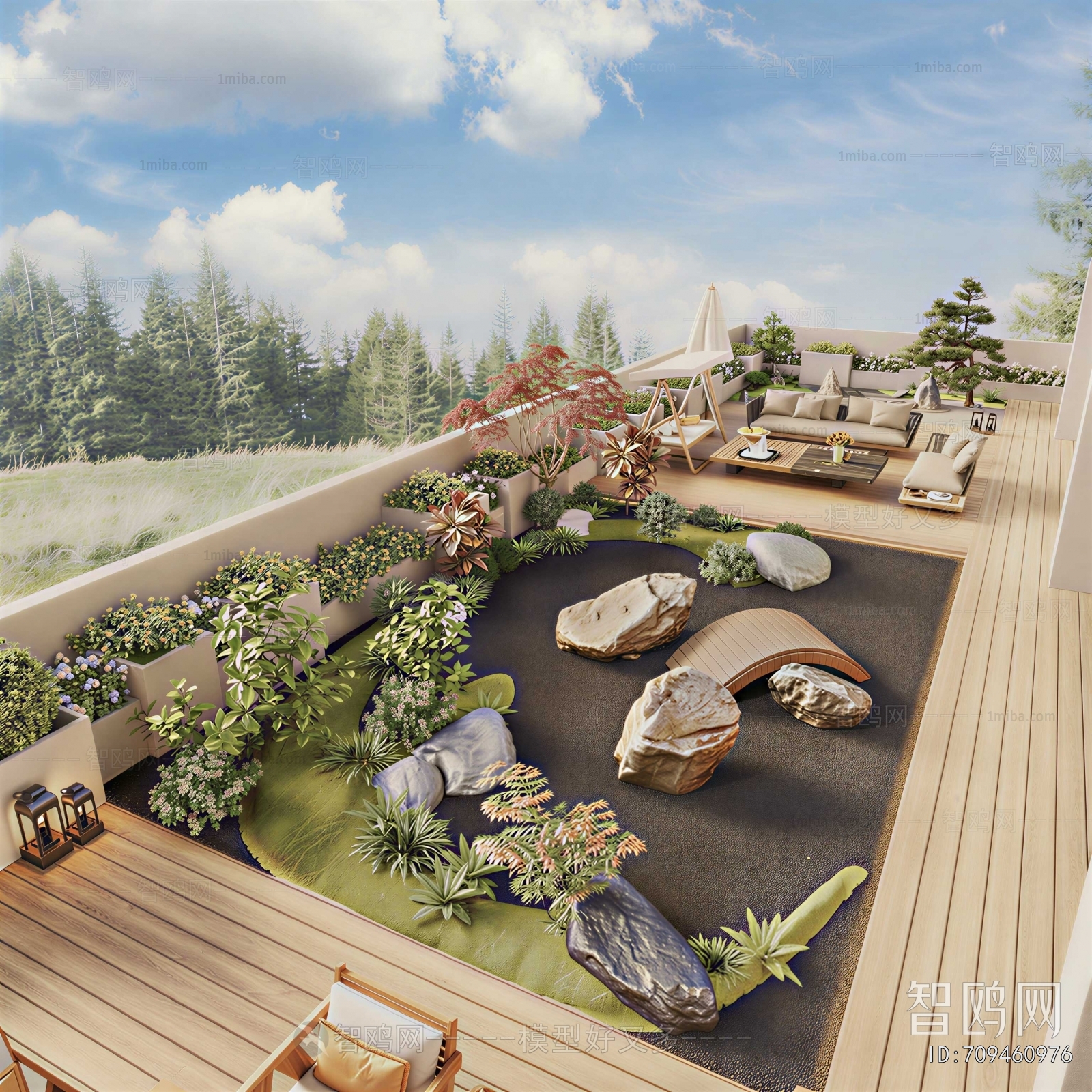 Japanese Style Courtyard/landscape