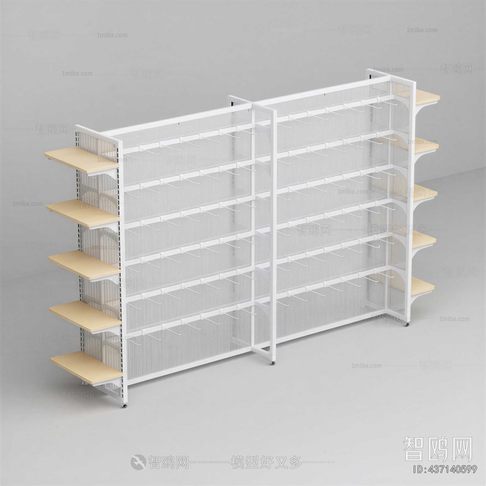 Modern Supermarket Shelf