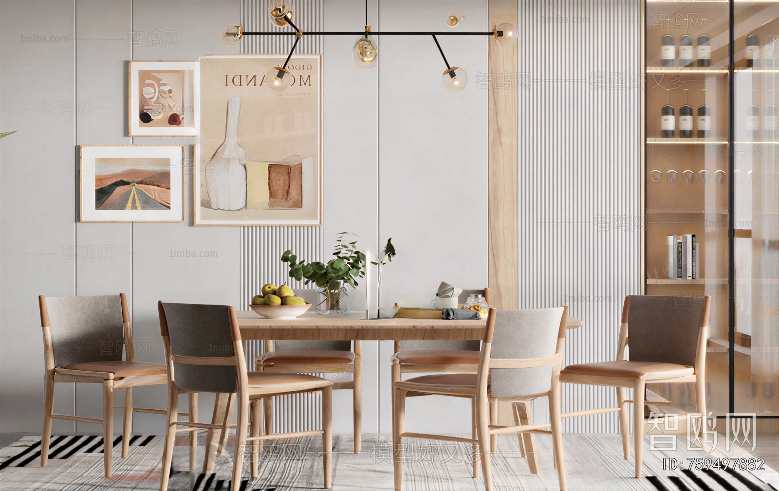Nordic Style Dining Table And Chairs