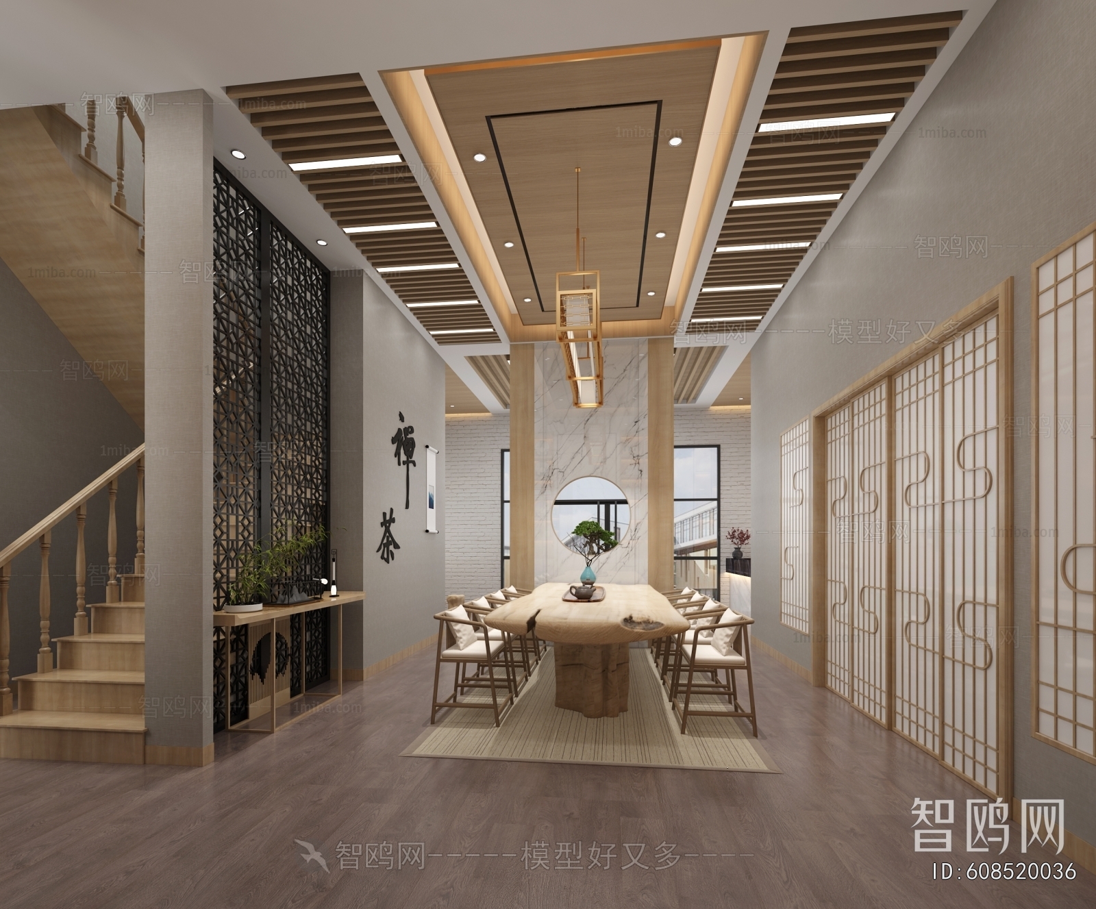 New Chinese Style Teahouse Tea House