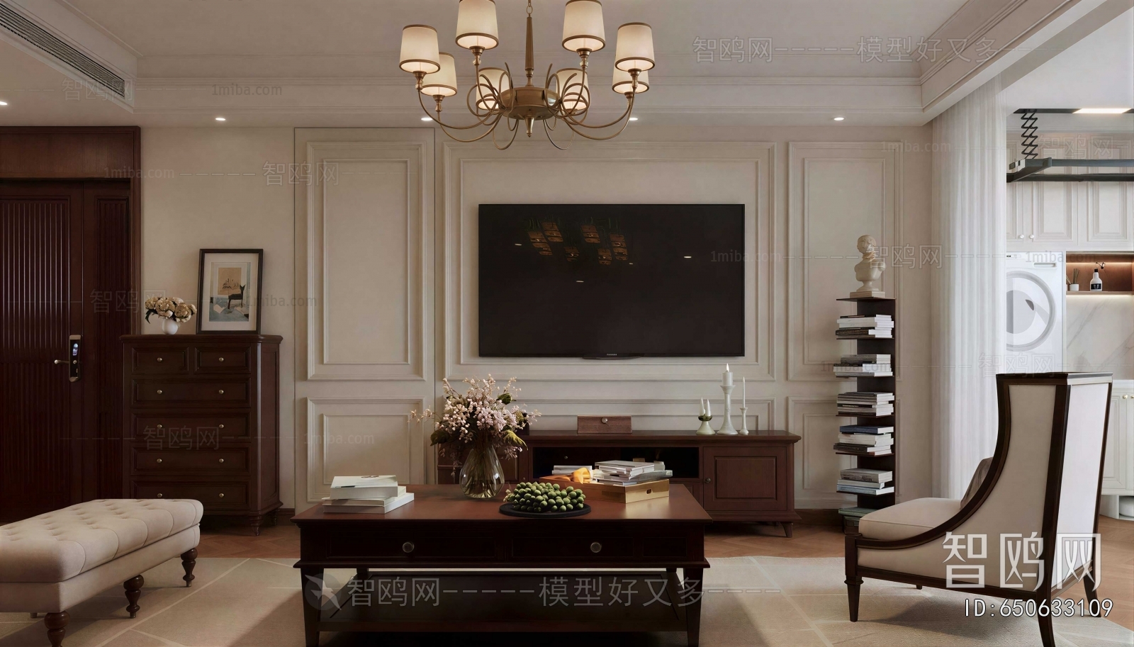 American Style A Living Room