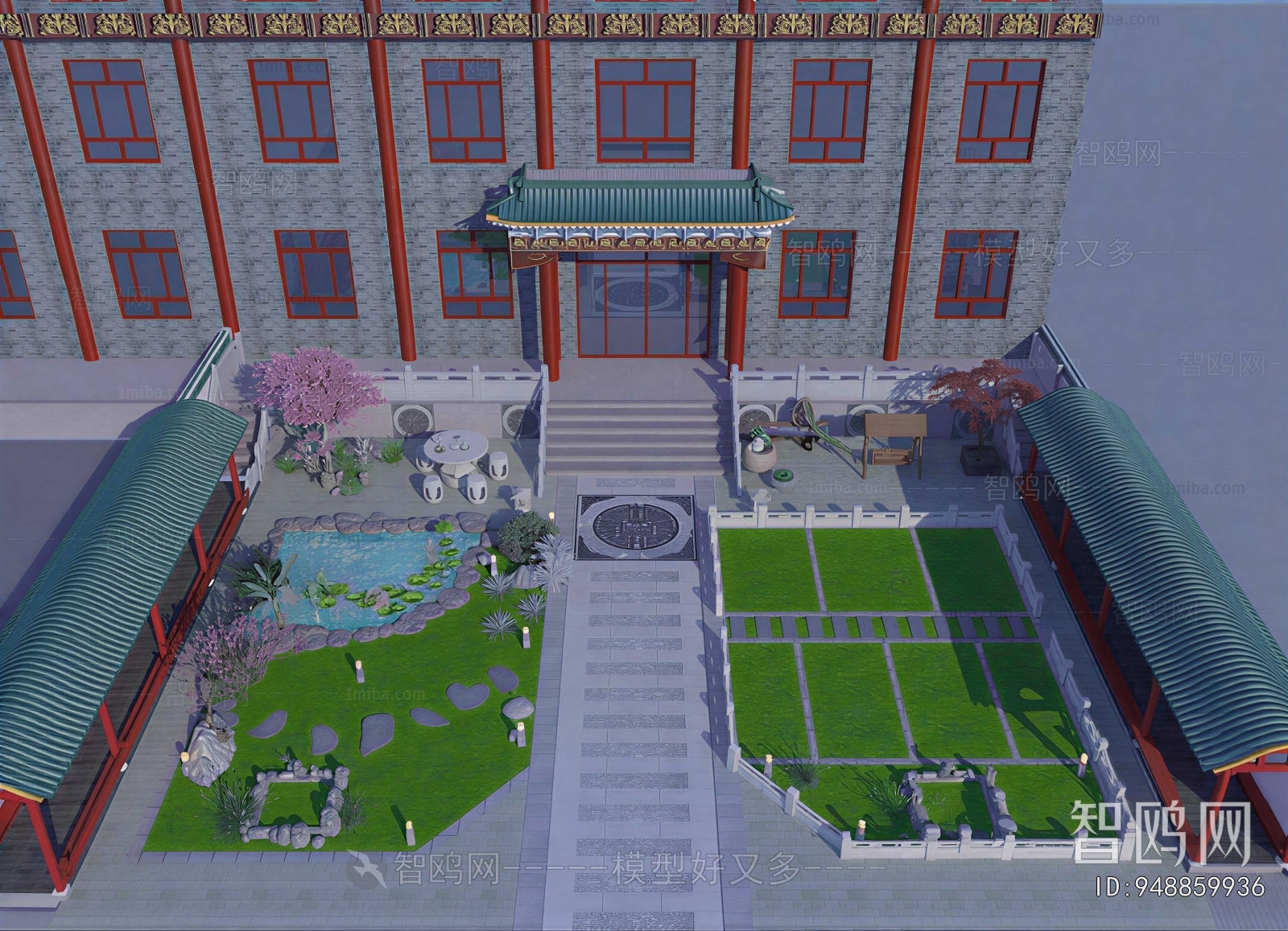 Chinese Style Courtyard/landscape