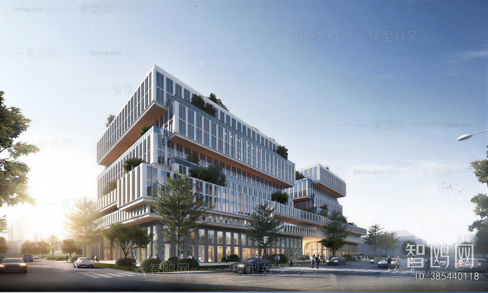 Modern Appearance Of Commercial Building