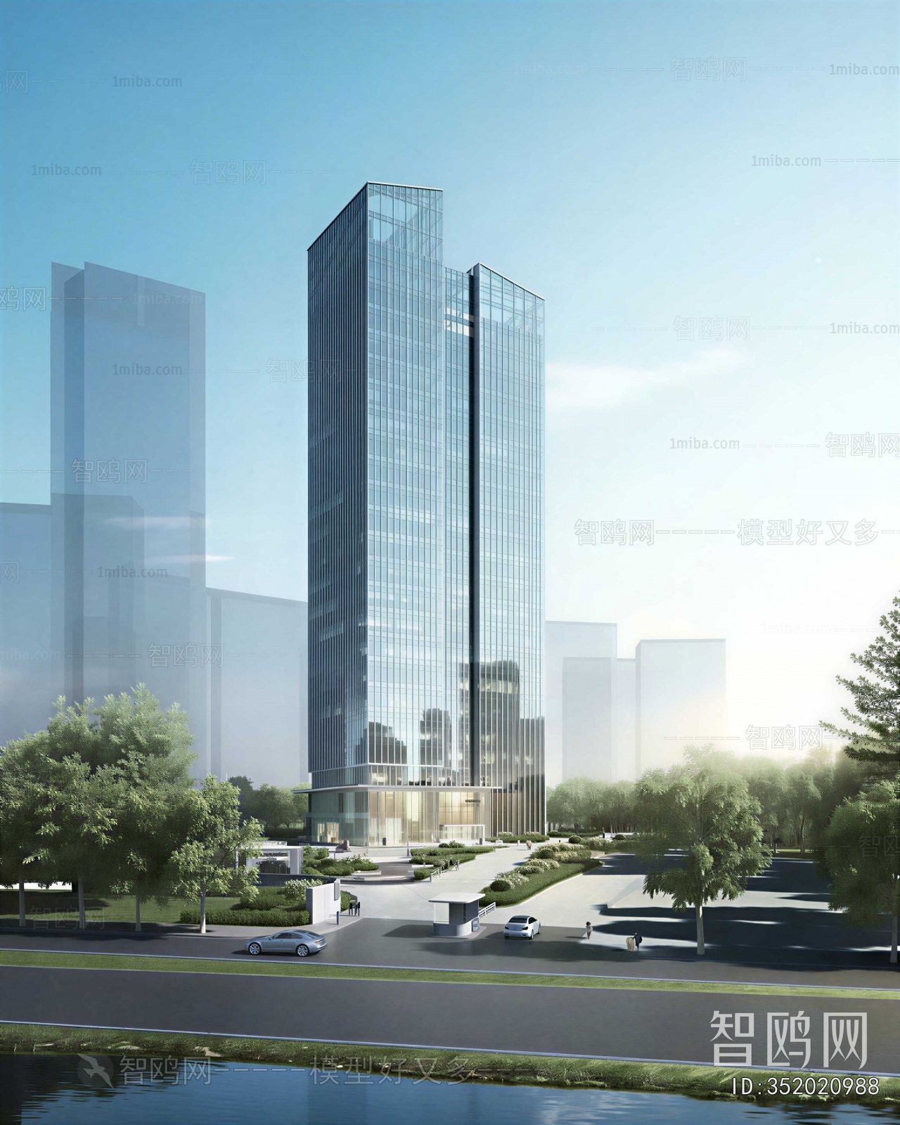 Modern Appearance Of Commercial Building