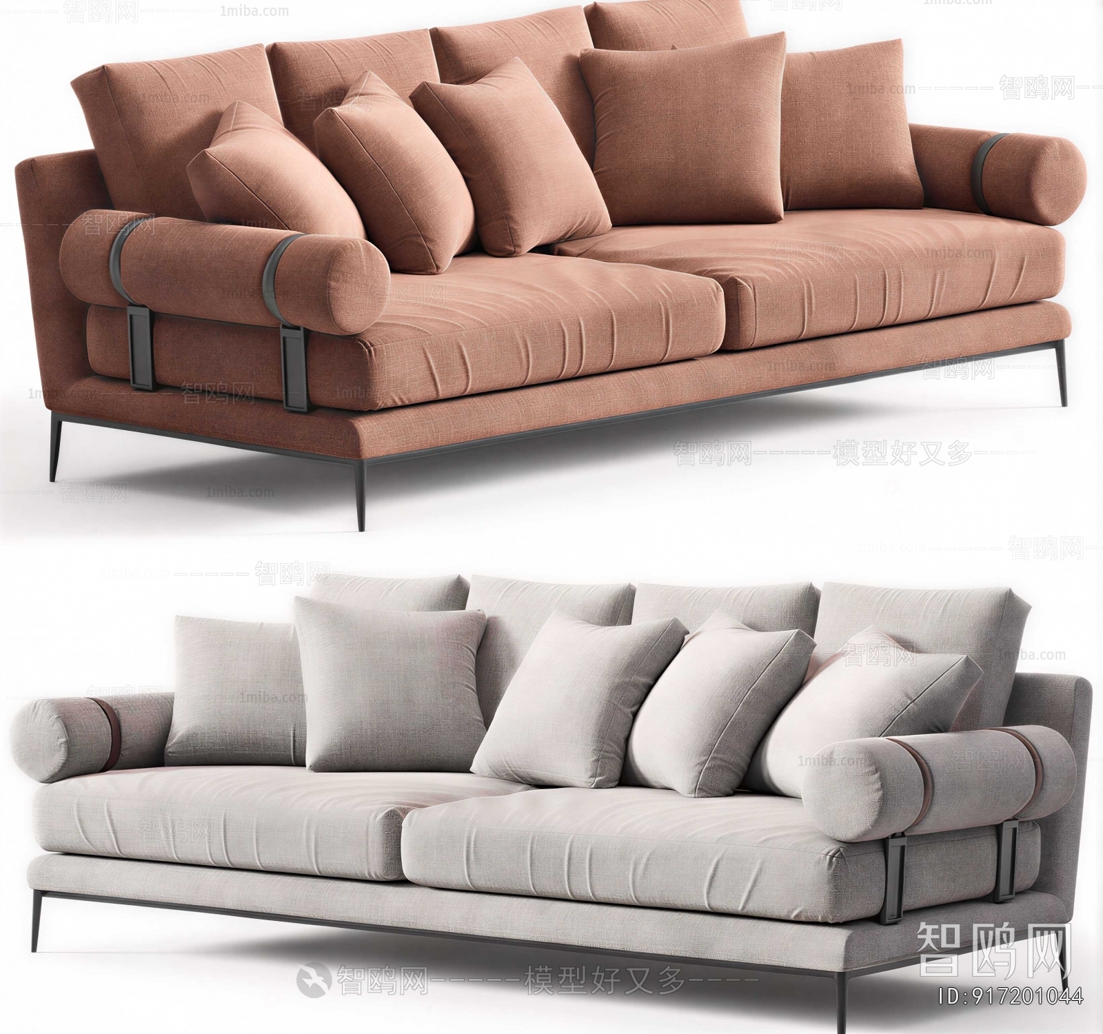 Modern Three-seat Sofa