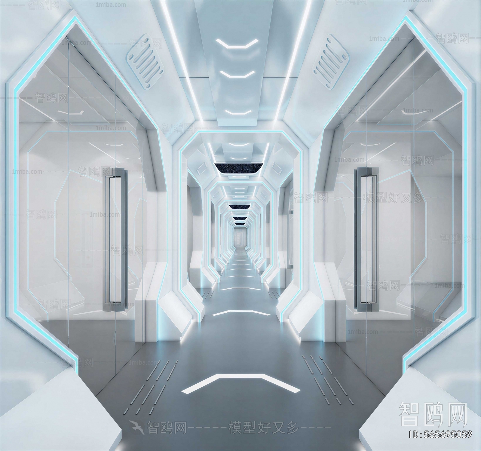 Modern Office Aisle
