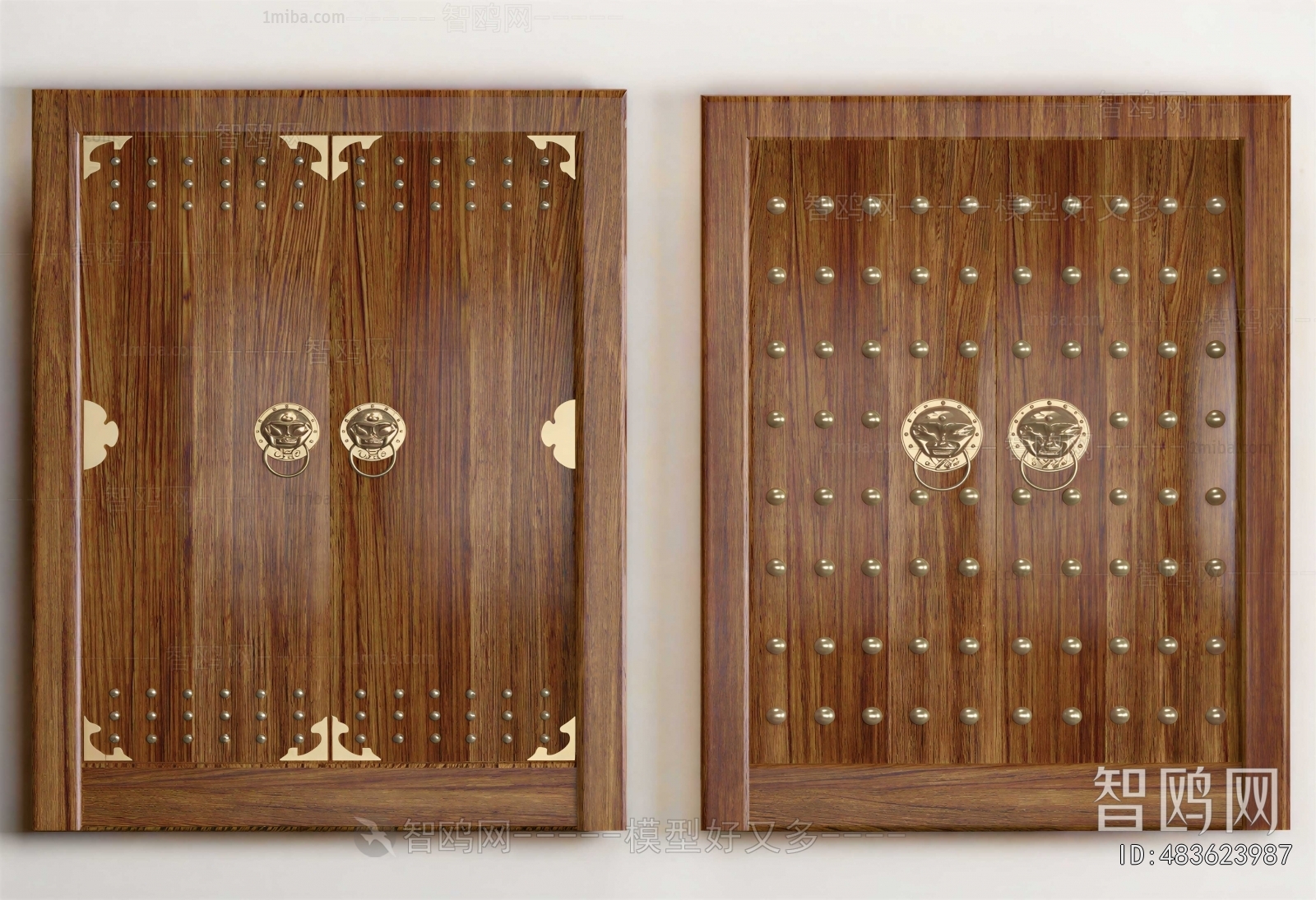 Chinese Style Double Door