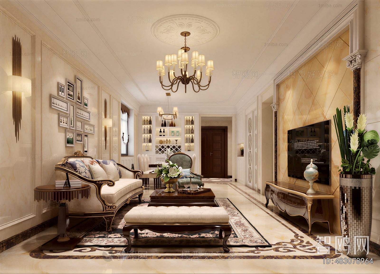 European Style A Living Room