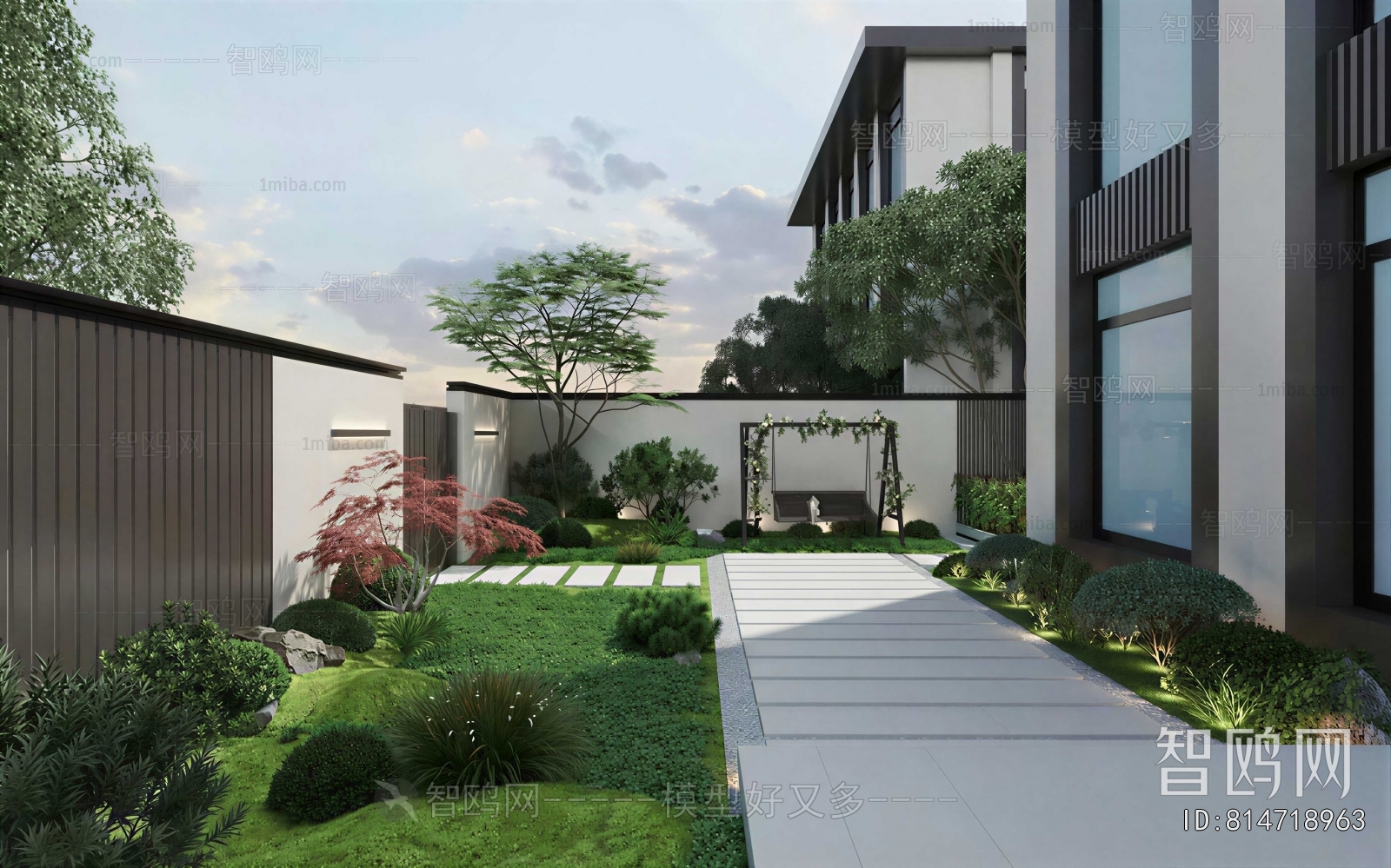 Modern Courtyard/landscape