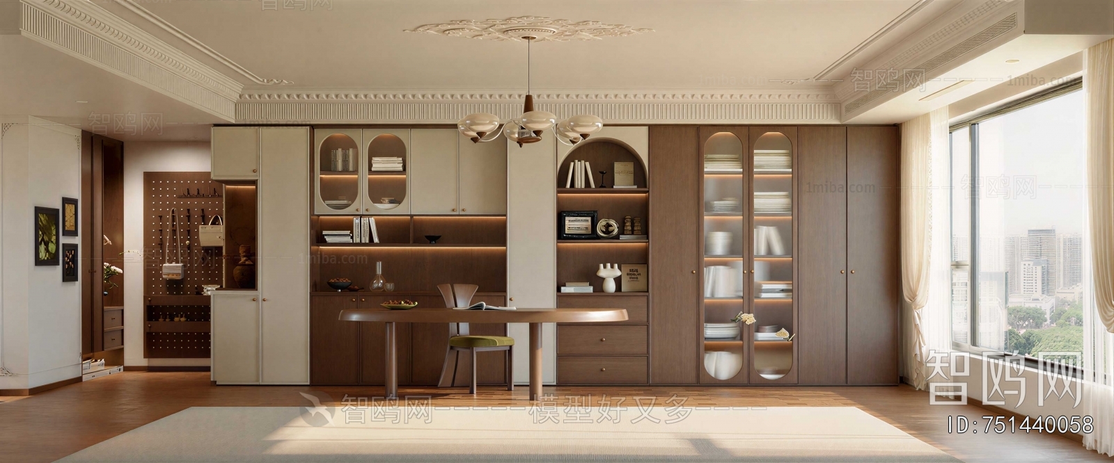 French Style Study Space