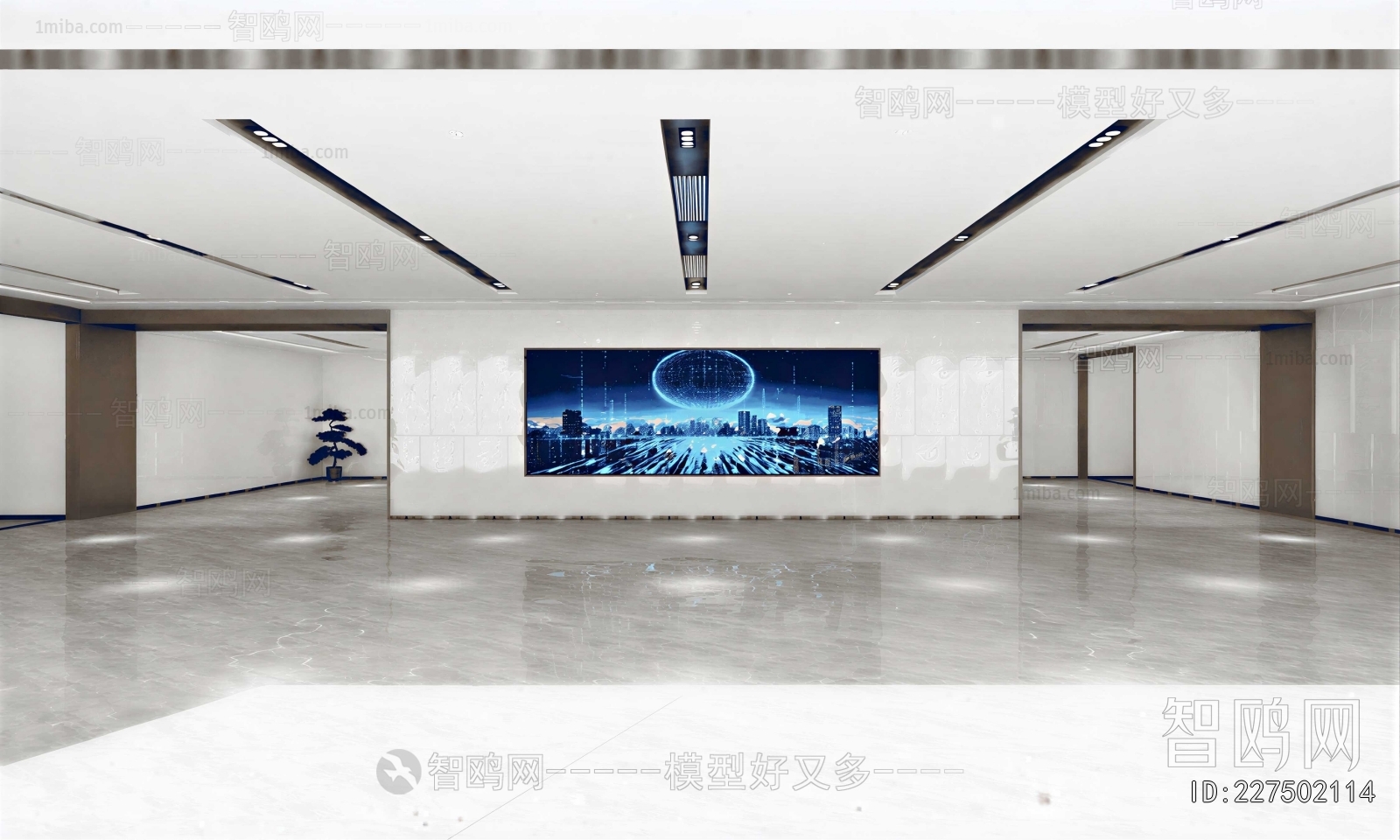 Modern Office Reception Desk