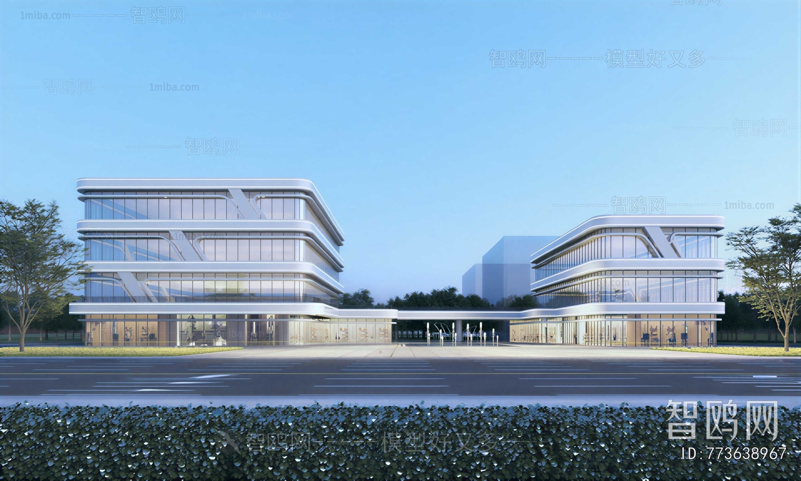 Modern Appearance Of Commercial Building