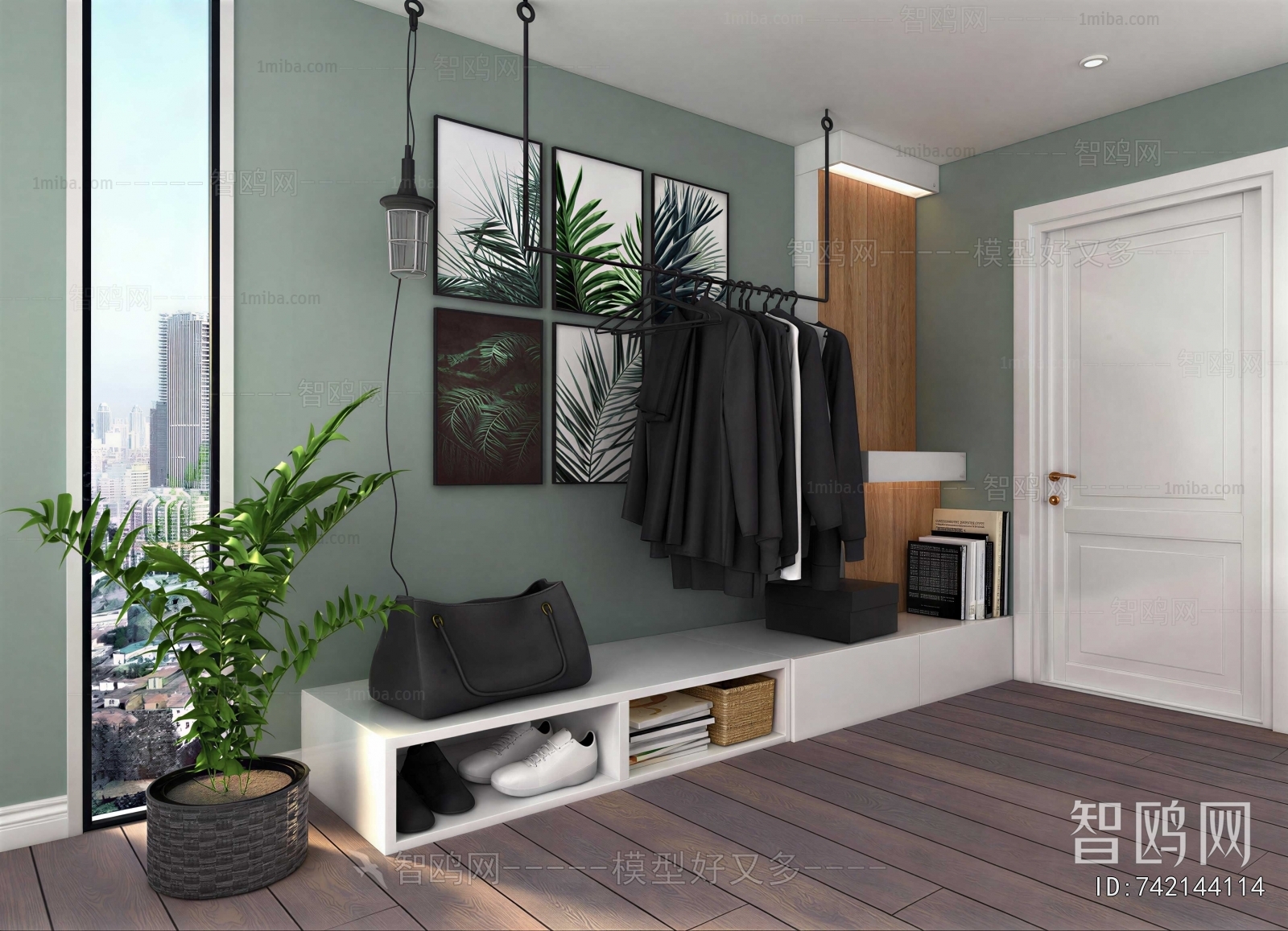 Modern Hallway