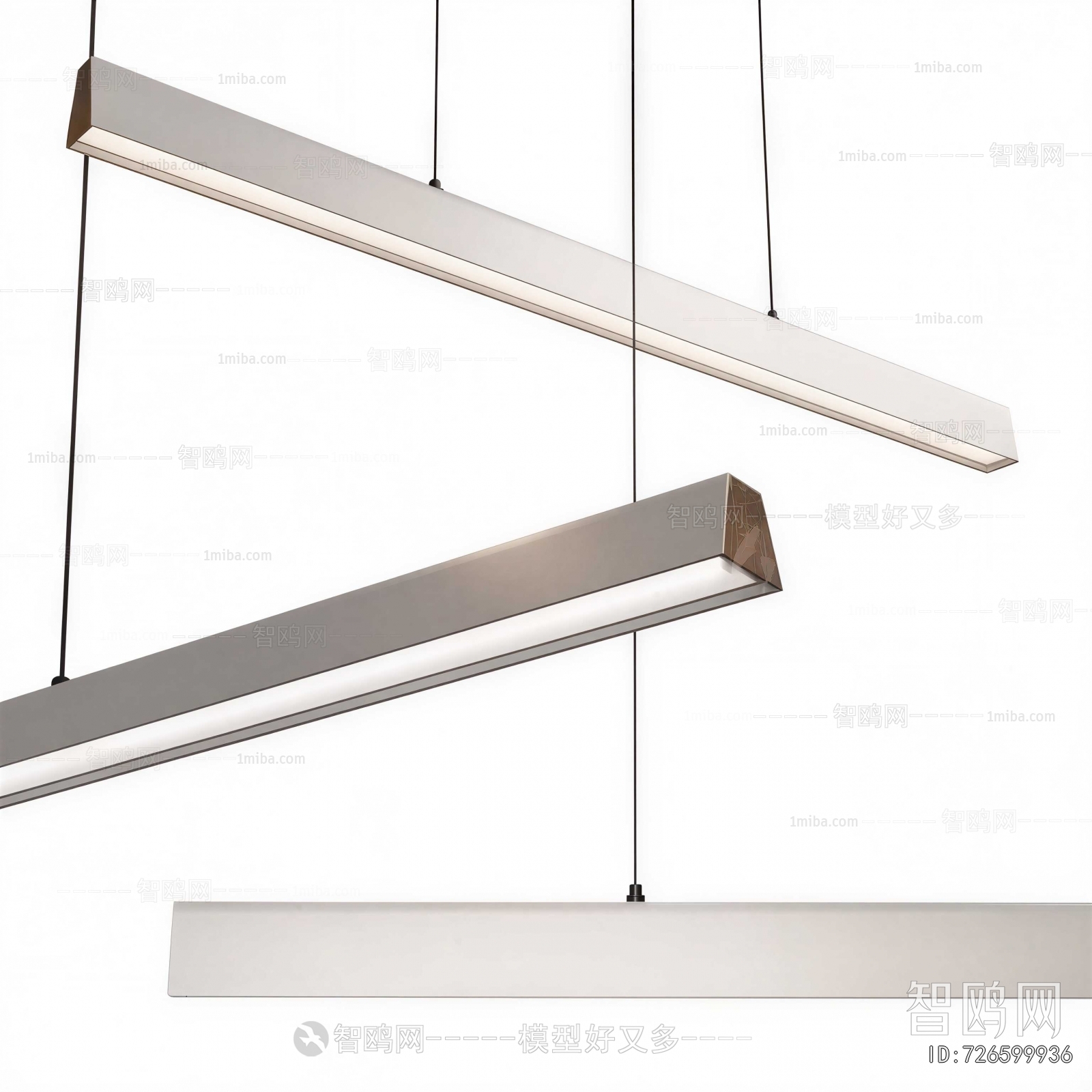 Modern Long Chandelier