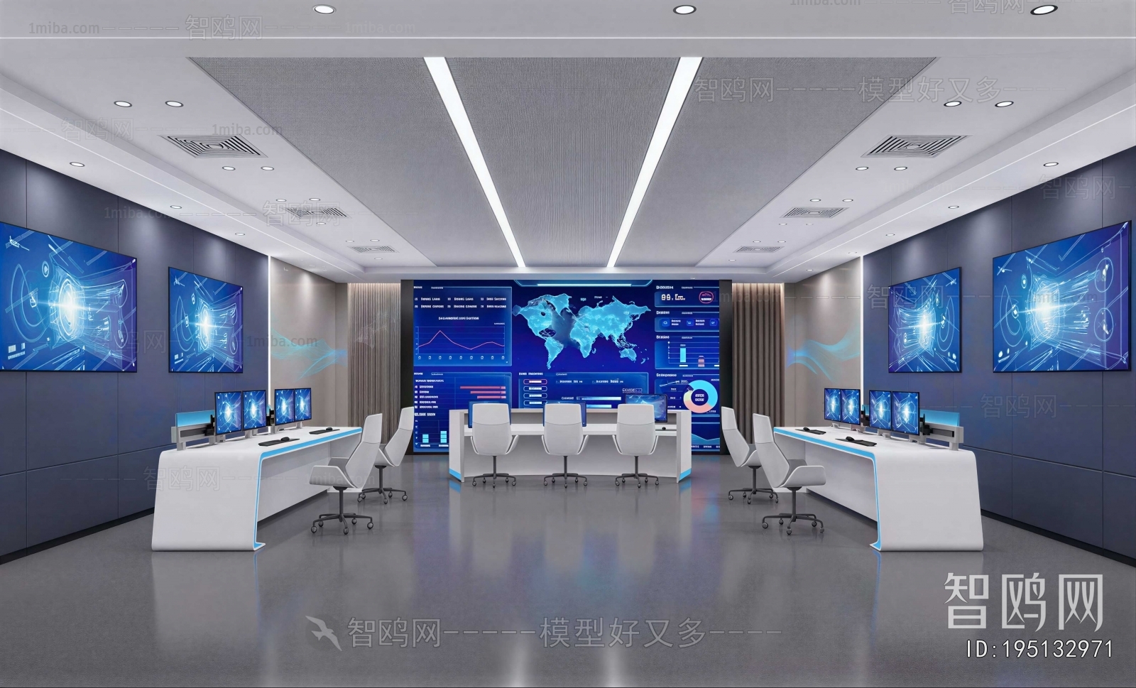 Modern Monitor Room