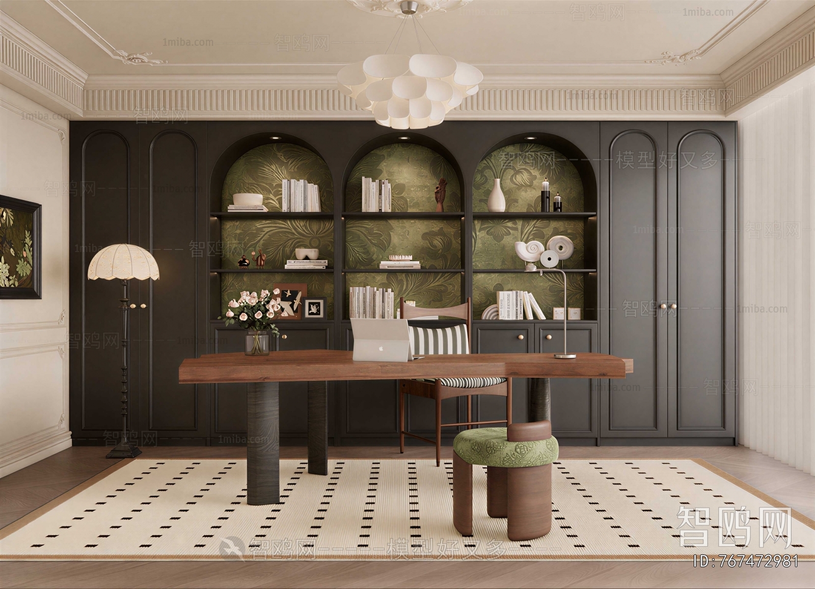 French Style Study Space