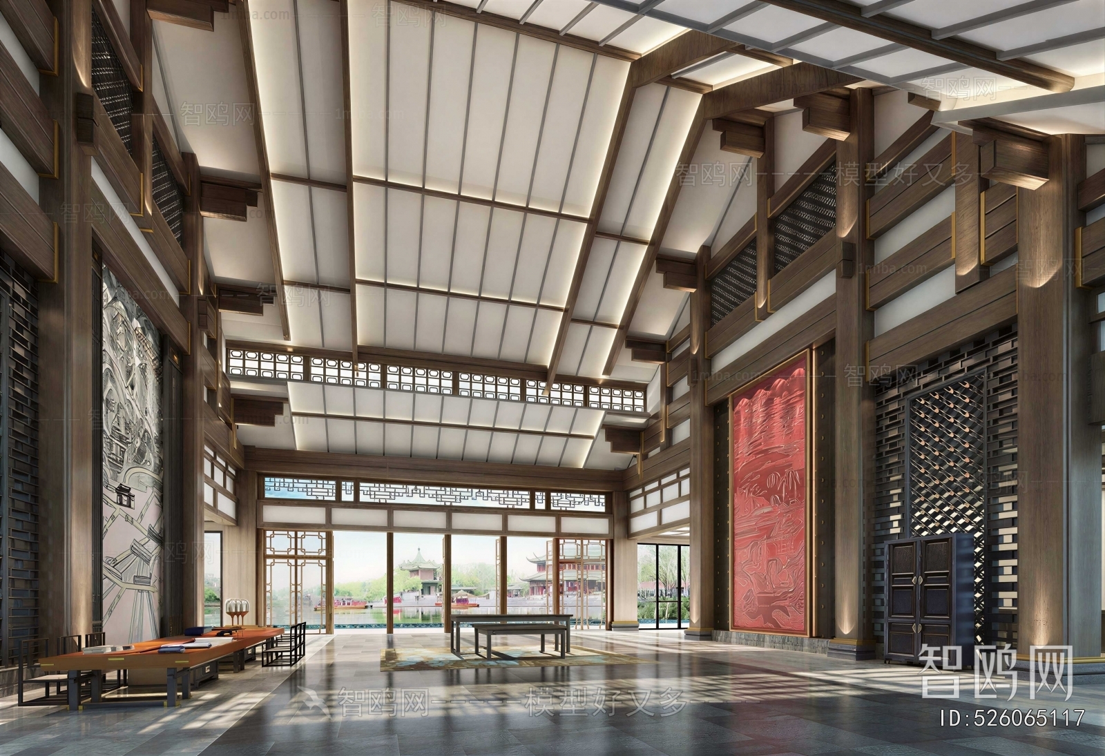 New Chinese Style Lobby Hall