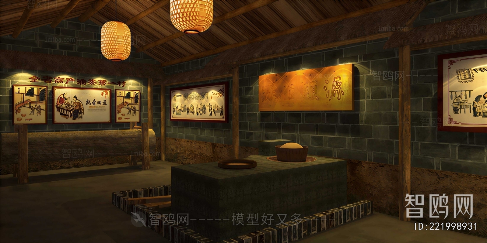 New Chinese Style Exhibition Hall