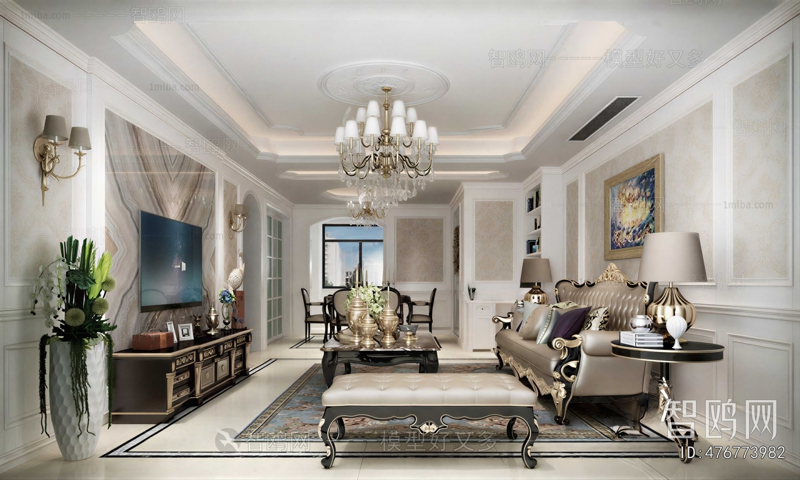 European Style A Living Room