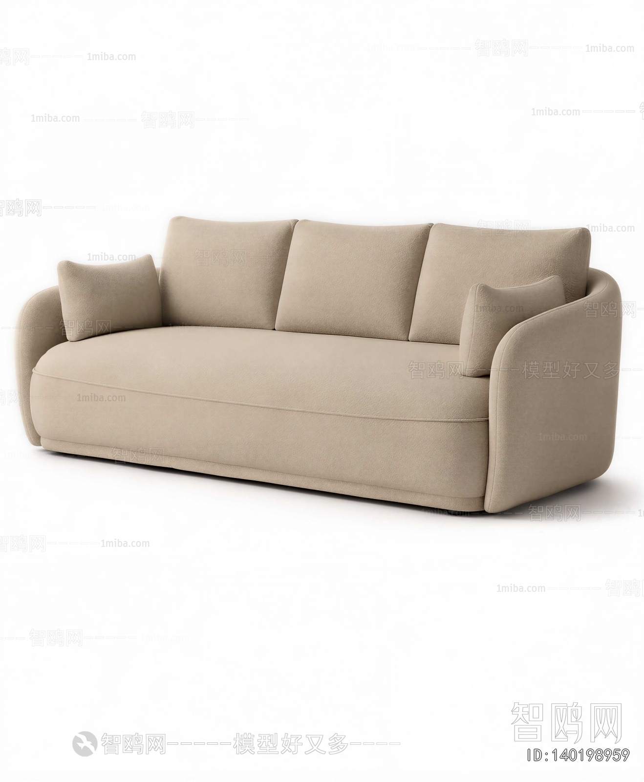 Modern Three-seat Sofa