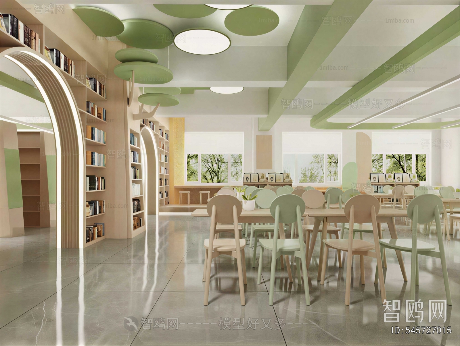 New Classical Style Children's Reading Room