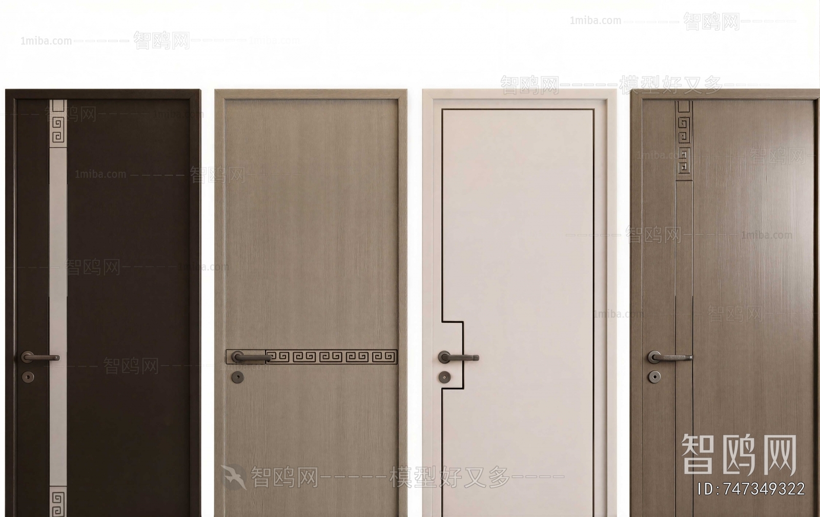 New Chinese Style Single Door