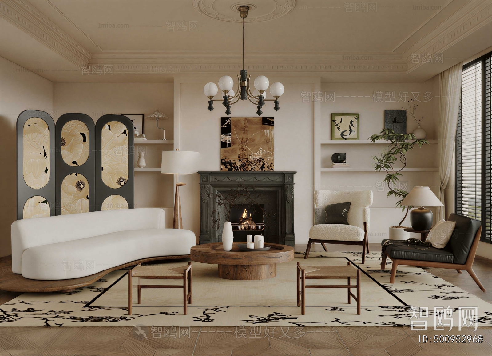 French Style A Living Room
