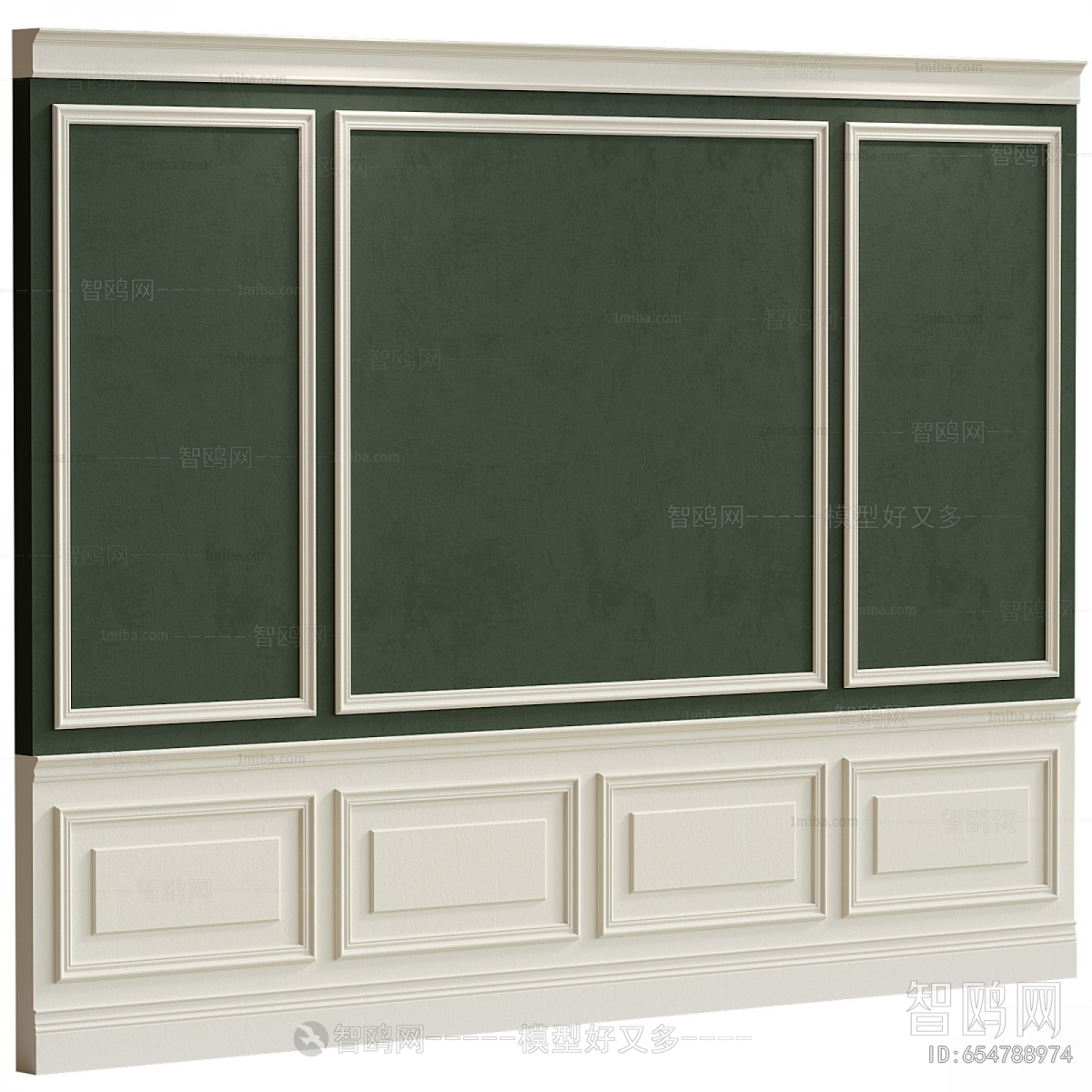 Simple European Style TV Wall
