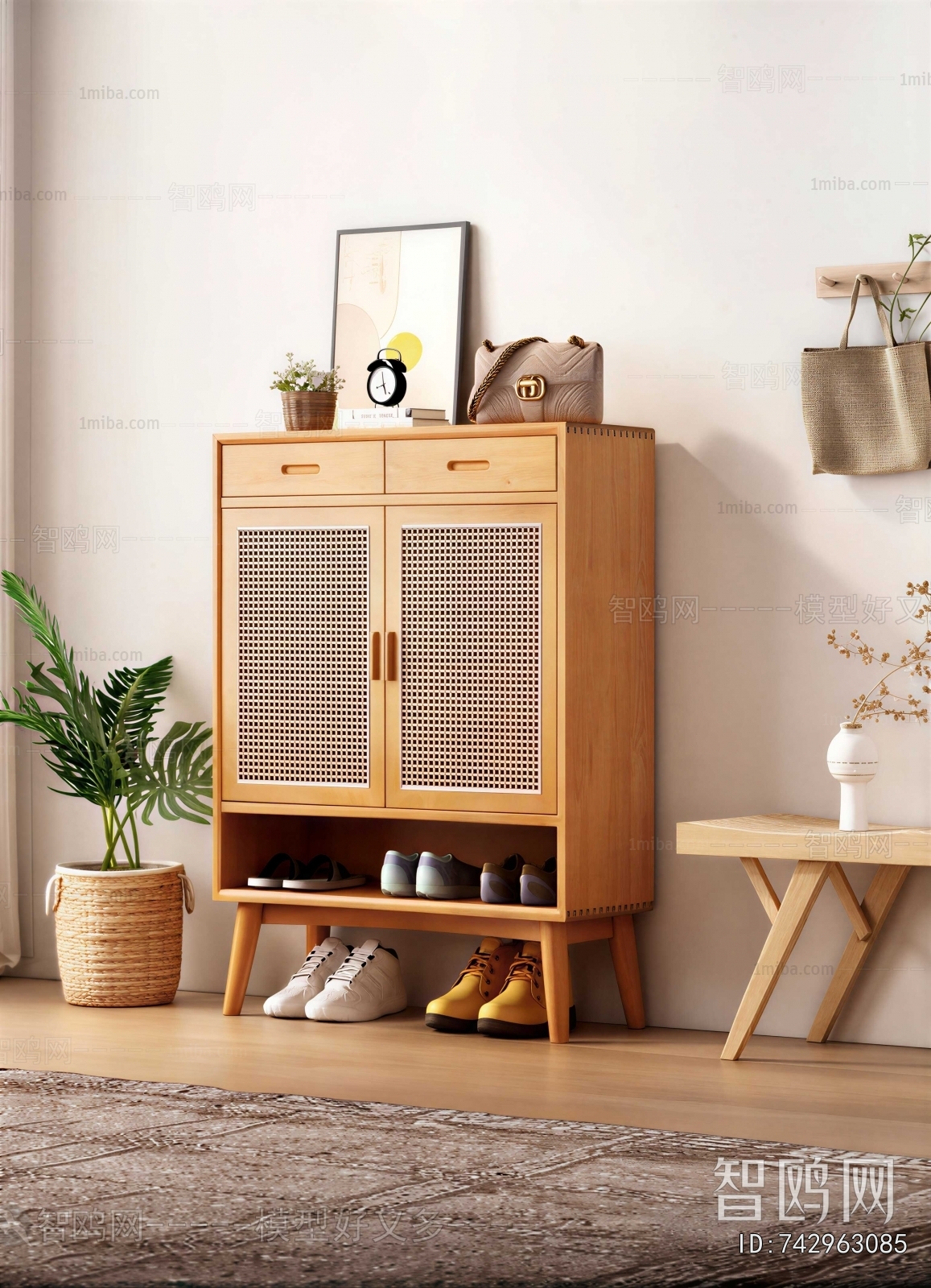 Nordic Style Shoe Cabinet