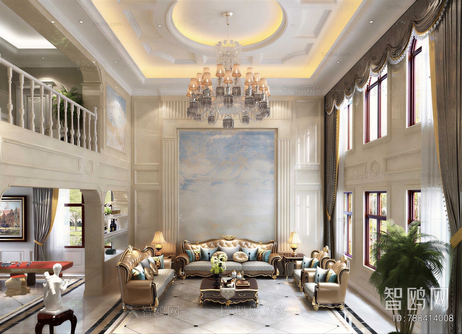 European Style A Living Room