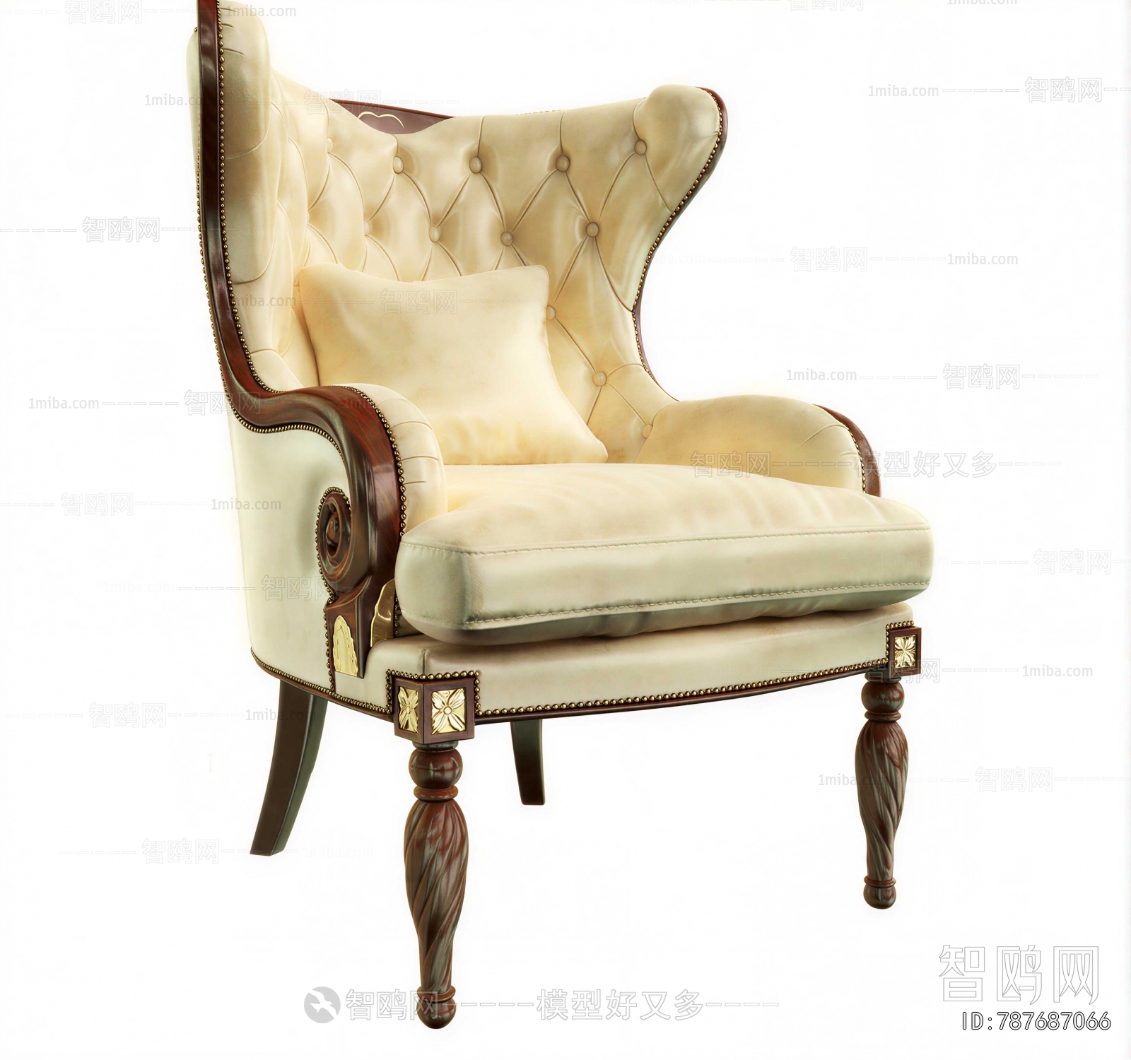 European Style Single Sofa
