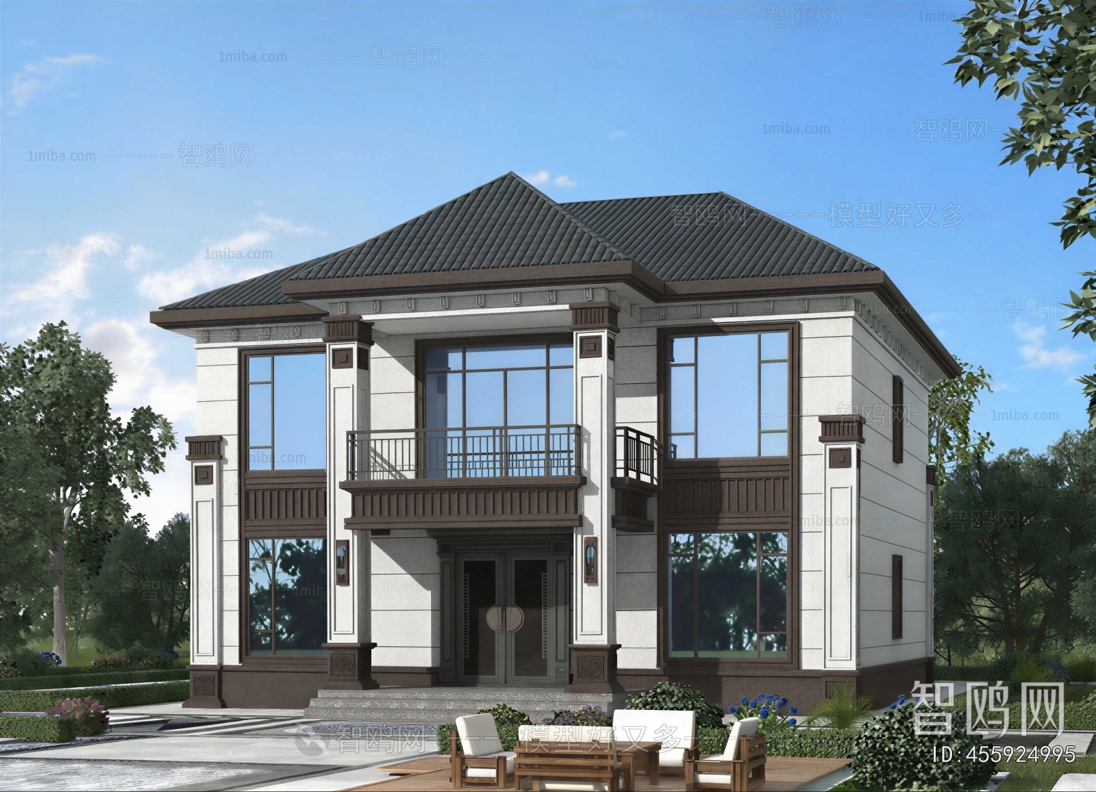 New Chinese Style Detached Villa