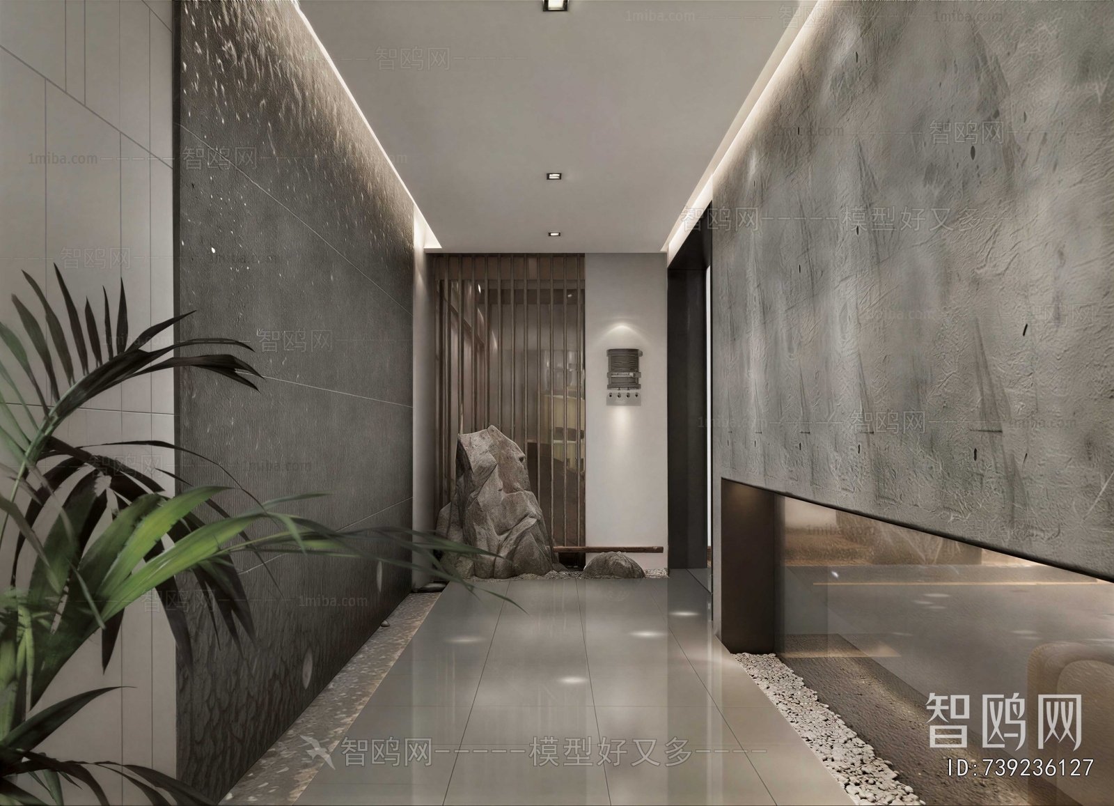 Modern Office Aisle