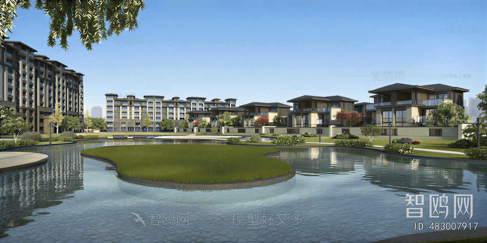Modern Park Landscape