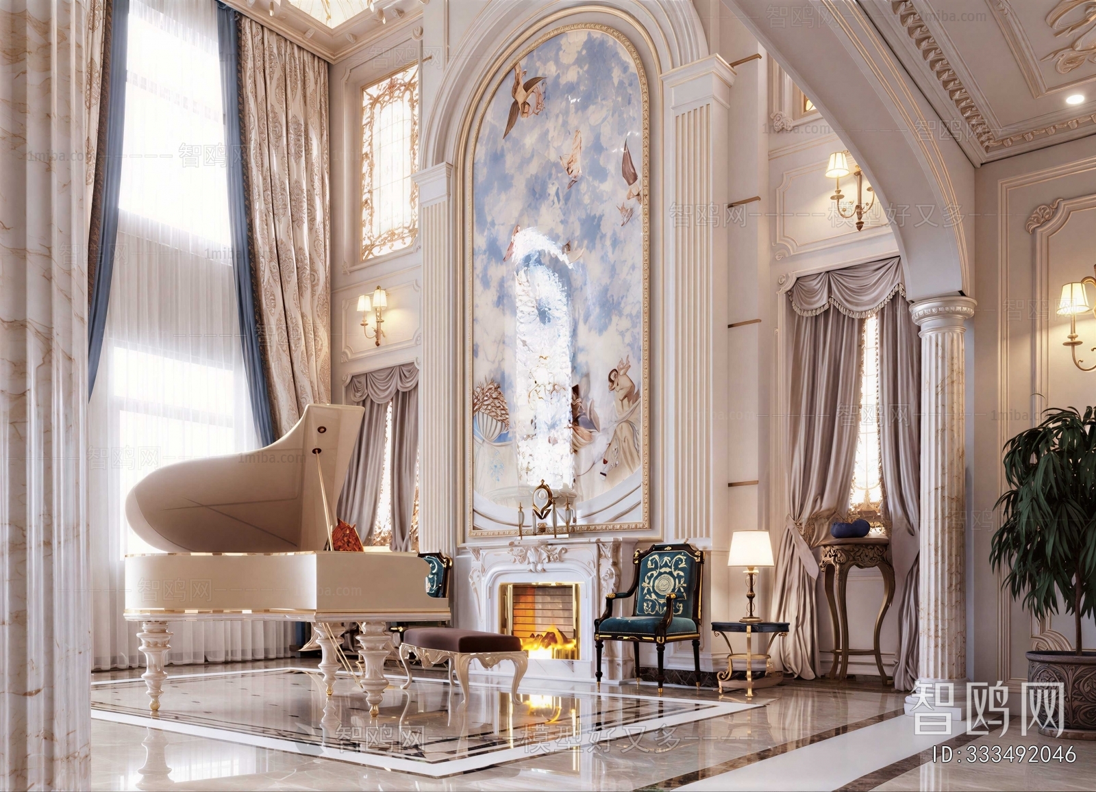European Style A Living Room