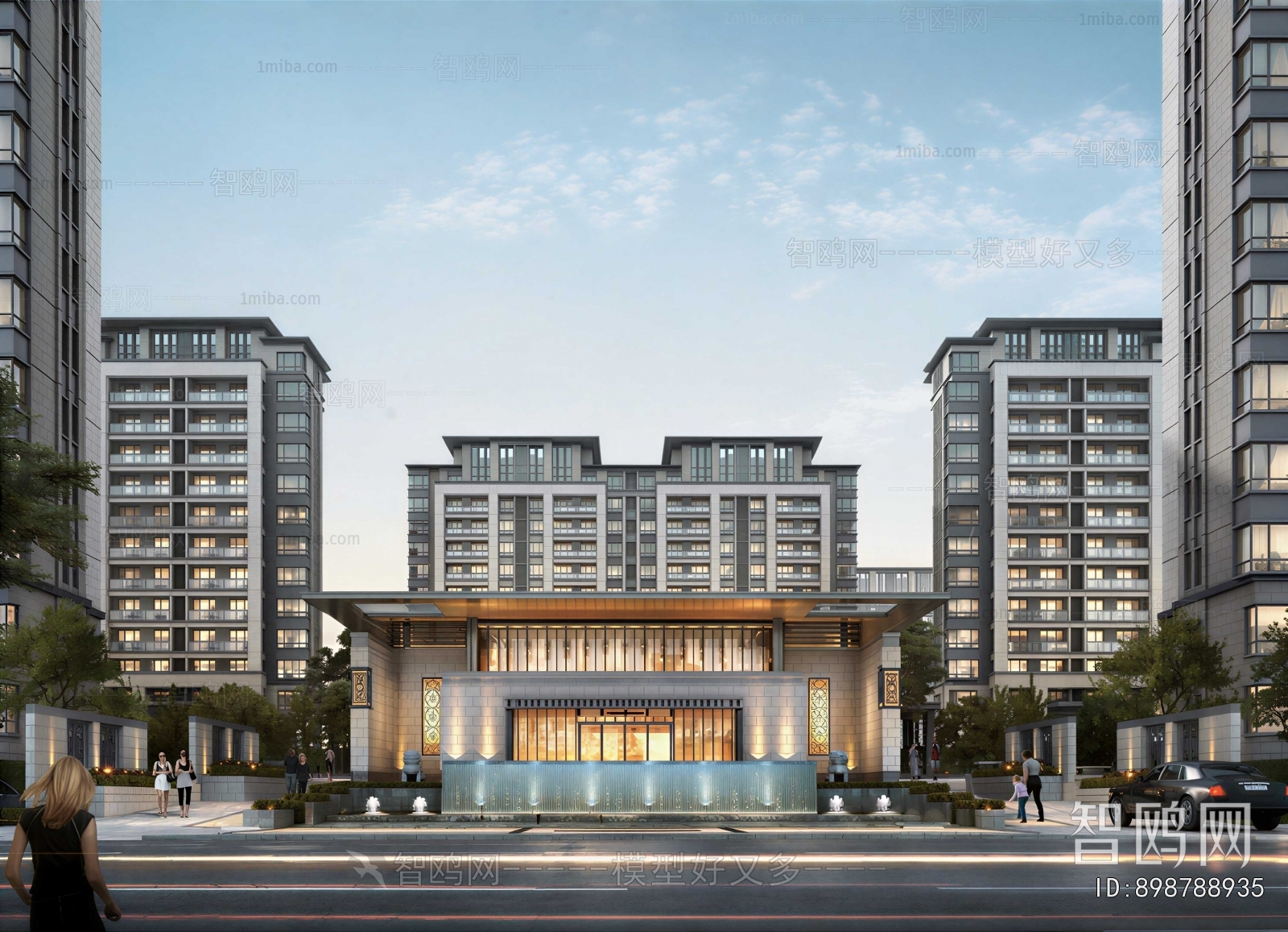 New Chinese Style Facade Element
