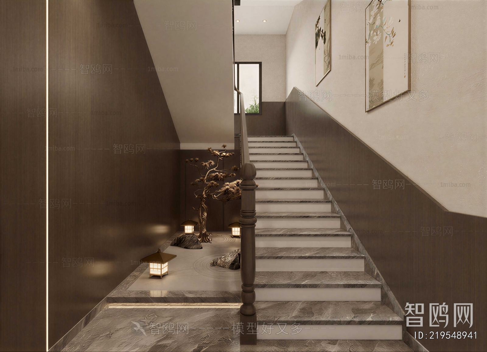 New Chinese Style Stairwell