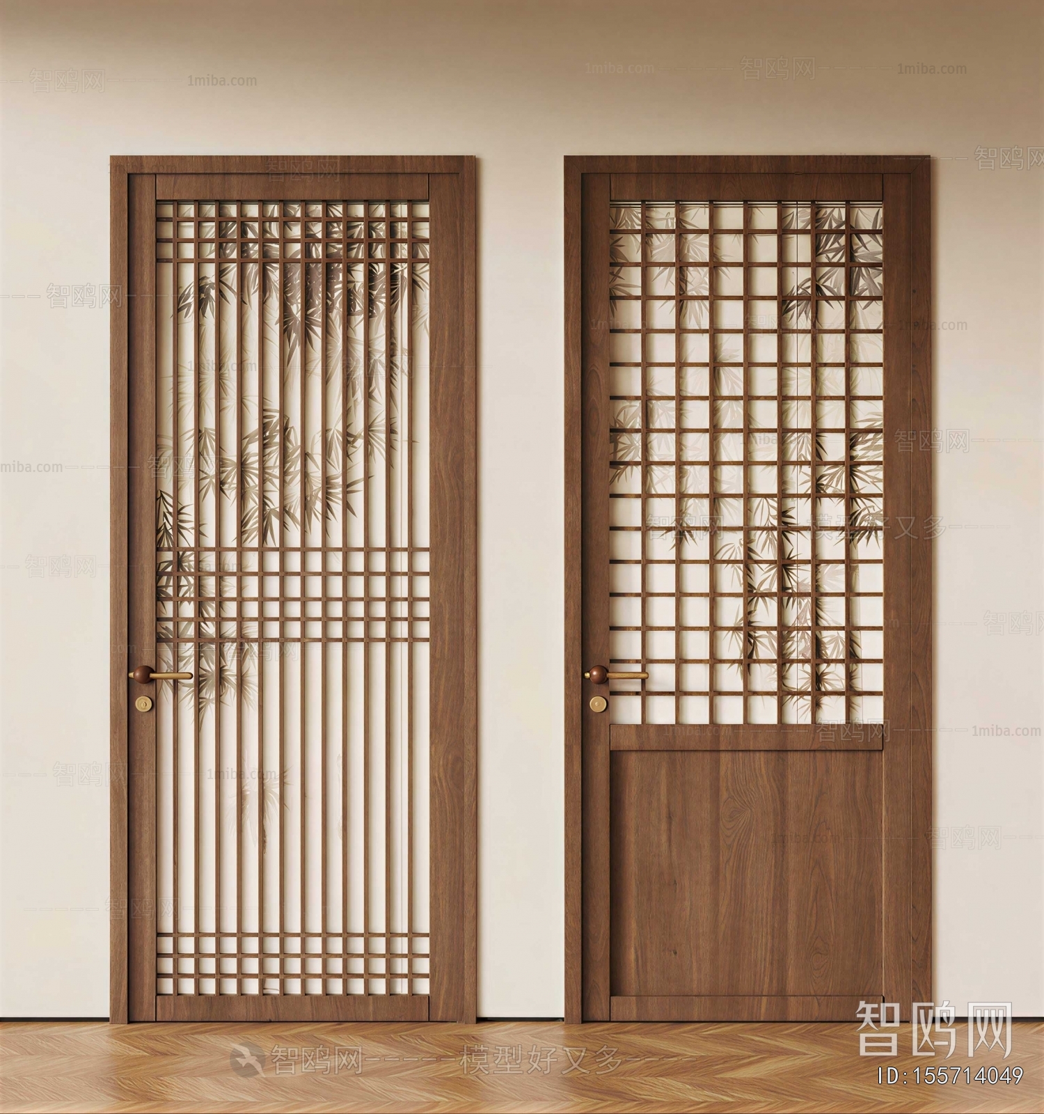 New Chinese Style Single Door