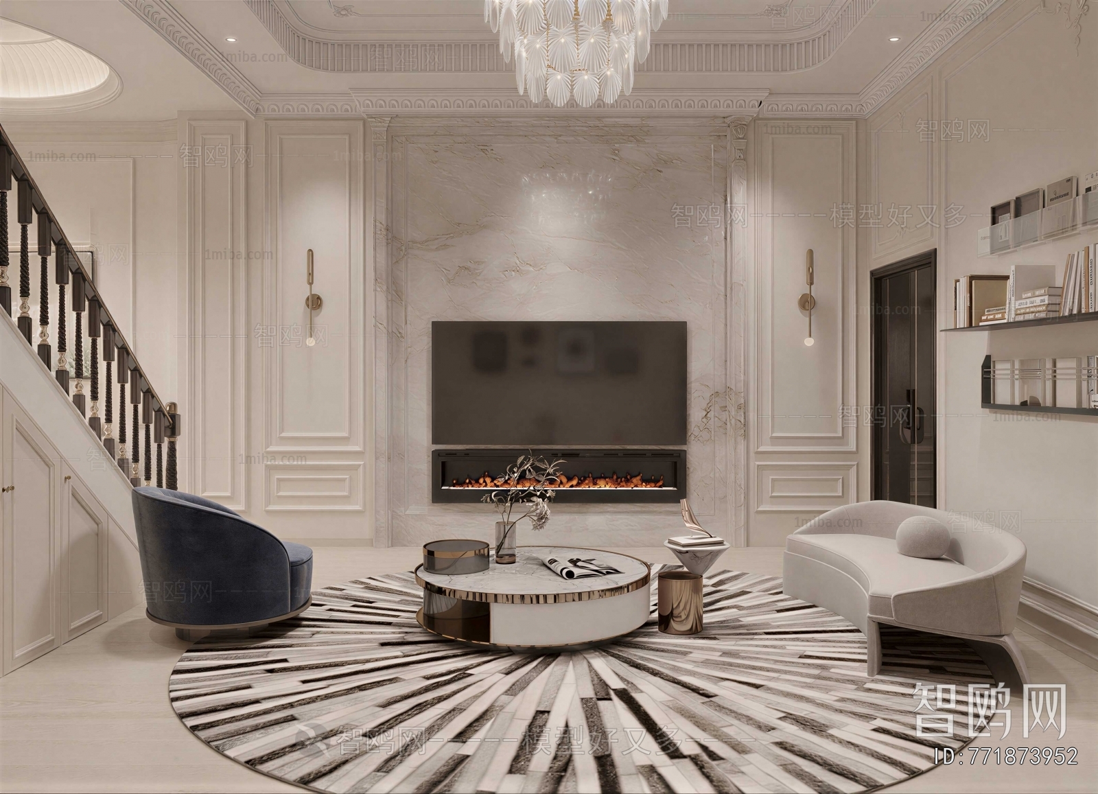 French Style A Living Room