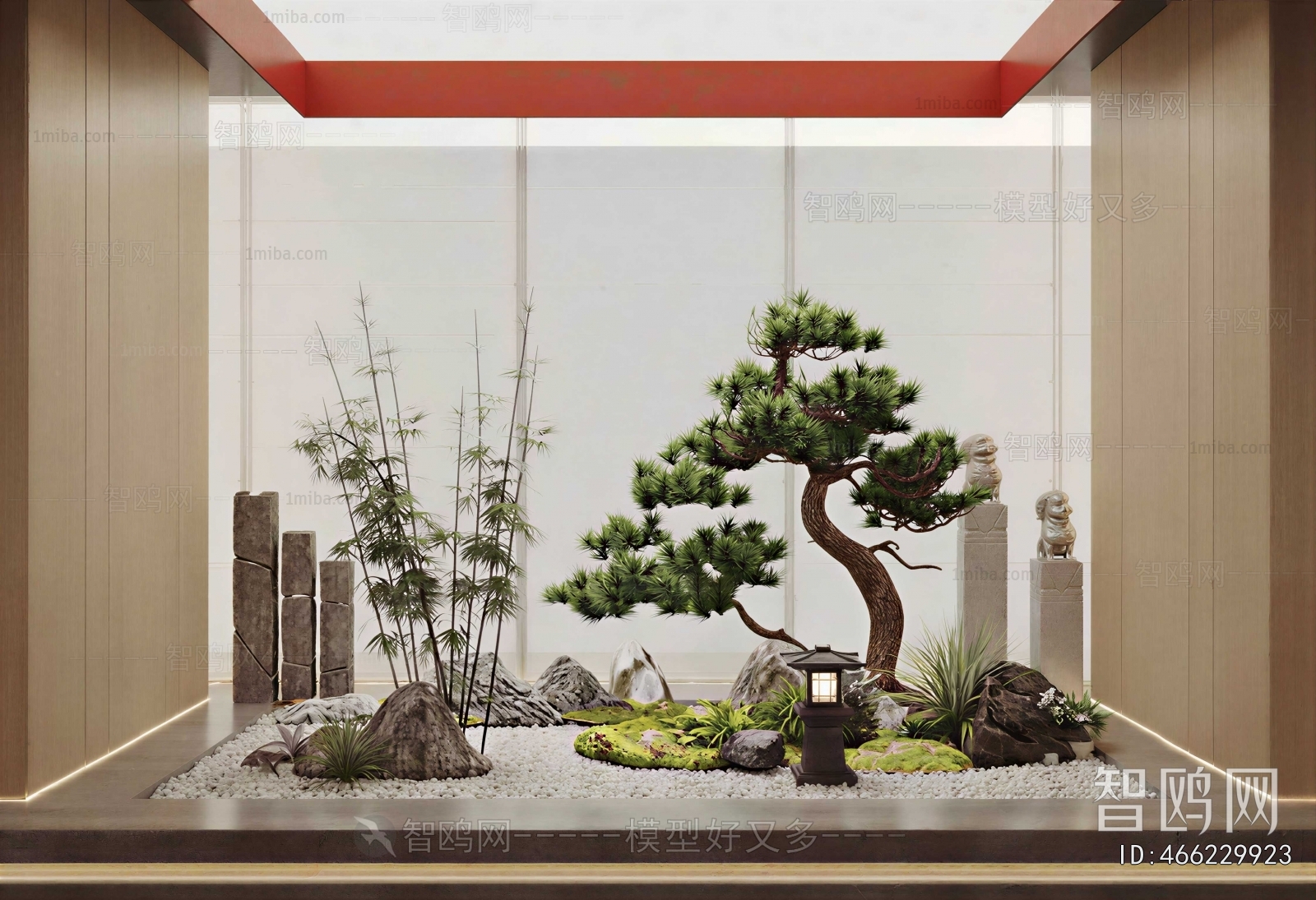 New Chinese Style Plant Landscaping