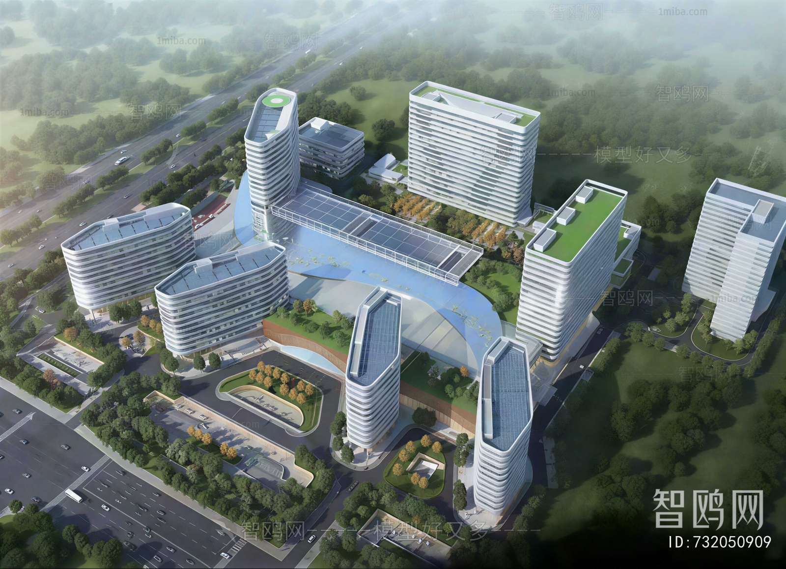 Modern Appearance Of Commercial Building