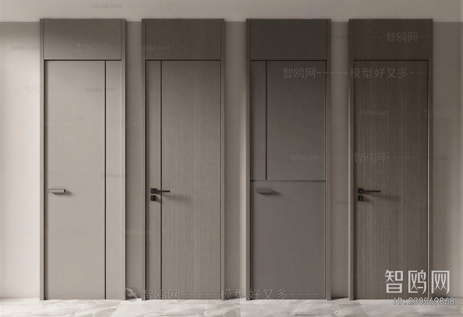 Modern Single Door