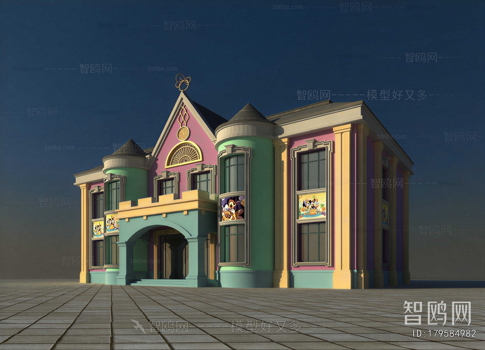European Style Building Appearance